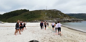 Ximnasia para adultos na praia do Osmo Ximnasia para adultos na praia do Osmo